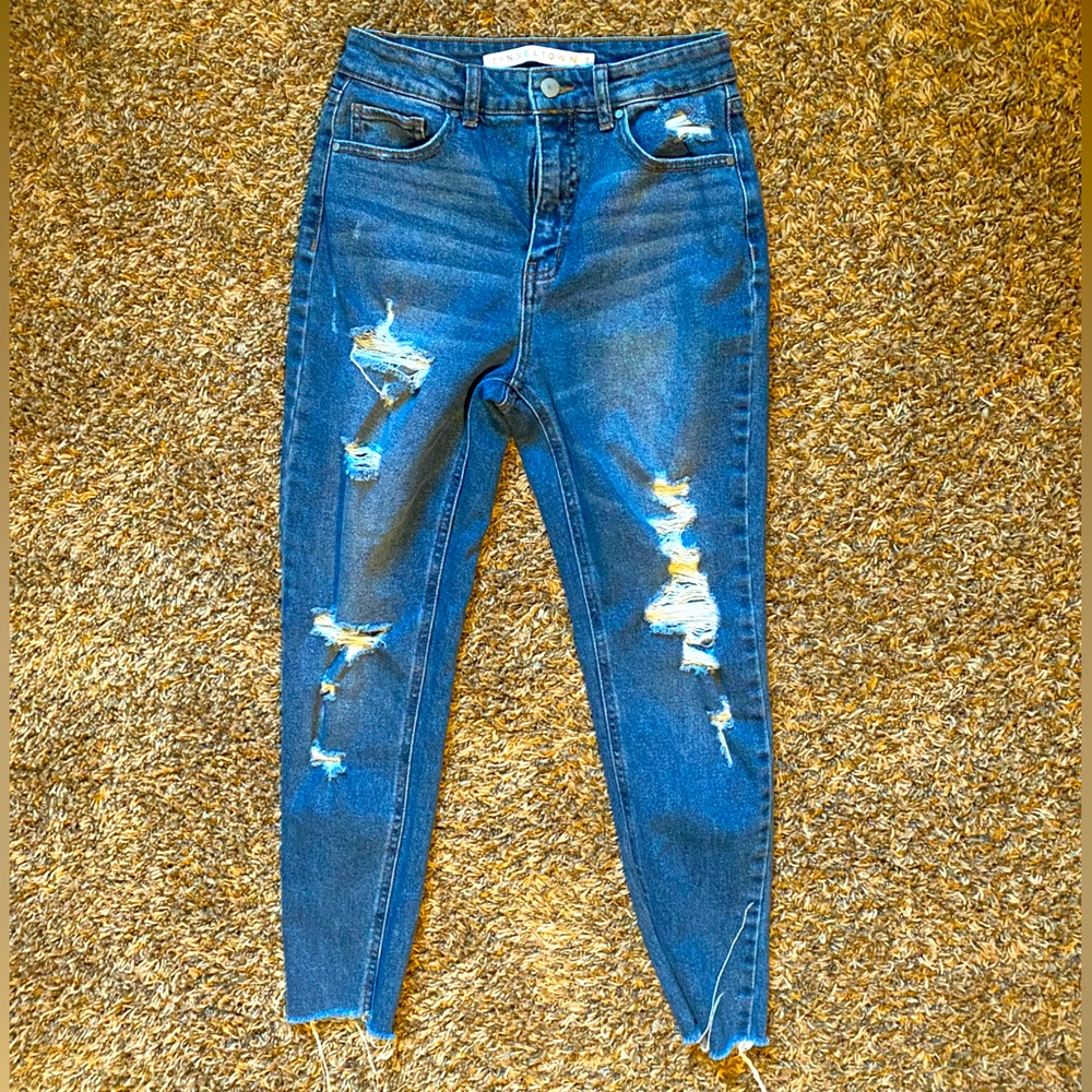 Juniors Jeans from Macy’s, ripped skinny jeans size 5